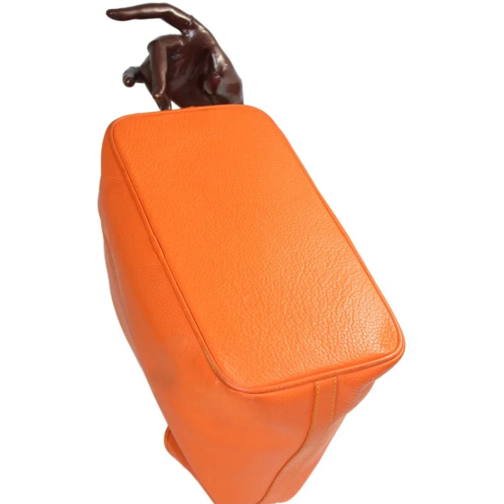 Dooney & Bourke Tabitha Persimmon Pebbled Grain Leather Bucket Shoulder … - Picture 7 of 10